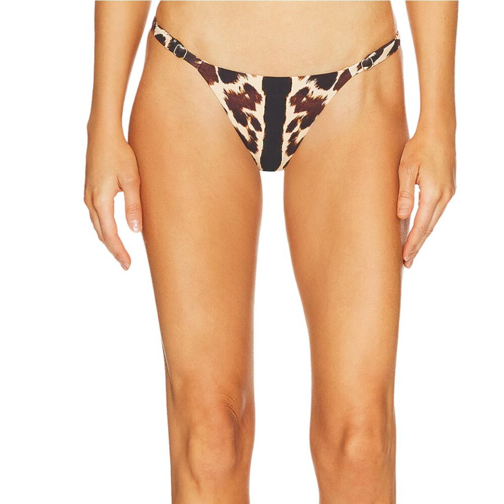 WeWoreWhat Adjustable Bikini Bottom Animal Print